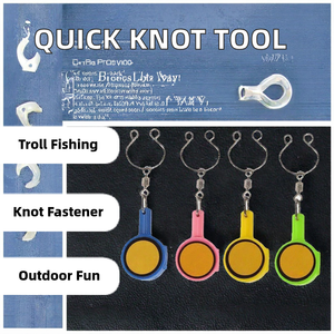 Attrezzo per Legare Rapidamente i <span class=keywords><strong>Nodi</strong></span> in ABS all'Ingrosso, Taglia Uncini per Accessori <span class=keywords><strong>da</strong></span> <span class=keywords><strong>Pesca</strong></span> con Copertura - Product Image 2