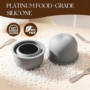 Moule à gâteau en silicone de qualité alimentaire en forme de pomme, moule à pâtisserie pour fondant, chocolat, bonbons, décoration de desserts - Product Image 4
