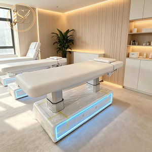 Lettino da Massaggio Elettrico Riscaldato di Lusso per Spa e Salone di Bellezza, Poltrona per Trattamenti Estetici, Letto per Trattamenti Viso e Ciglia con Luce - Product Image 4