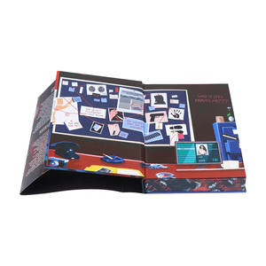Impresión de Novela de Suspenso de Tapa Dura con Borde Rojo, Libro de Misterio y Crimen con Cubierta Negra y Encuadernación Cosida, Fabricante Personalizado - Product Image 6