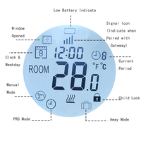 Offre Spéciale WIFI smart life programmable Zigbee TRV thermostat chauffage au sol vanne de radiateur thermostatique pour le contrôle APP