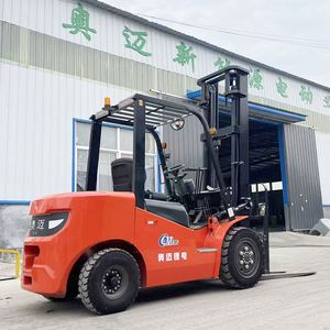 รถยกไฟฟ้าออลเทอร์เรน AOMAI 2-3 ตัน 1000กก.-1500กก. แบตเตอรี่ลิเธียม ขับเคลื่อนด้วยระบบไฮดรอลิก พร้อมตัวเลื่อนด้านข้าง ยางตัน สำหรับคลังสินค้า - Product Image 2