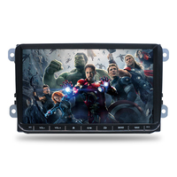 Autoradio Android Lecteur DVD 9 Pouces Double DIN pour Volkswagen/Polo/Caddy/Passat/Golf/Touran