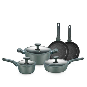 Juego de Ollas y Sartenes de Cocina de Inducción de Alta Calidad, Wok Verde, de Aluminio Grueso con Revestimiento Antiadherente <span class=keywords><strong>Tefal</strong></span> - Product Image 1