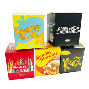 맞춤형 화이트 페이퍼 턱탑 소이 캔들 박스, 맞춤형 캔들 용기, 무광 라미네이션, 엠보싱, 콘크리트 박스형 캔들 용기 - Product Image 4