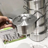 Le fabricant prend en charge la personnalisation, ensemble de casseroles écologiques de 14 pièces, compatible induction, passe au lave-vaisselle et au four, comprend une marmite.