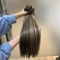 Qualité Luxe Meilleure Vente 15A Tissage de Cheveux Humains à Cuticules Alignées Non Traités Bruts Double Tirage Couleur Piano Lots de Cheveux Humains