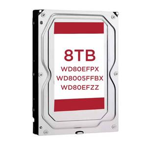 Disco Duro Interno NAS de 8 TB, 3.5 Pulgadas, 5400 RPM, 256 MB de Caché, WD80EFPX WD8005FFBX WD80EFZZ - Product Image 1
