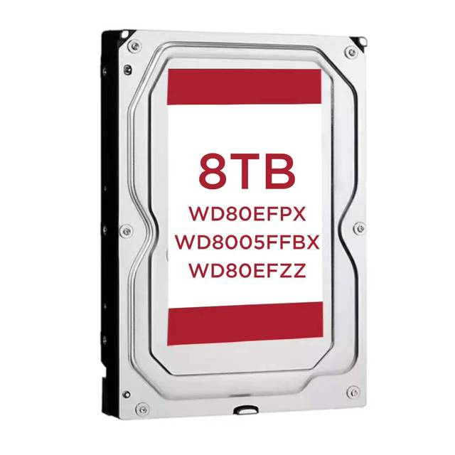 8TB 3.5 Inch 5400RPM 256MB Cache Internal NAS Hard Drive WD80EFPX WD8005FFBX WD80EFZZ