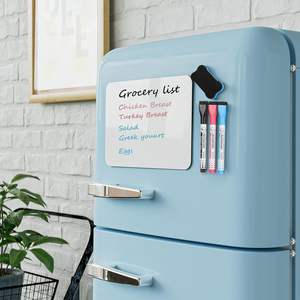 Petite <span class=keywords><strong>feuille</strong></span> de tableau blanc magnétique effaçable à sec pour réfrigérateur, tableau blanc pour cuisine - Product Image 4