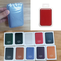Neue Modische Magnetische Handy-Brieftasche Leder-Kartenhalter für Phone 16 17 Pro Max Selbstklebender Rückseiten-Aufkleber mit Starkem Magneten