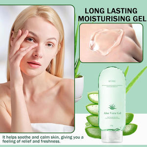 Loción Hidratante de Rápida Absorción y Larga Duración, Refrescante, para el Cuidado de la Piel, Gel de Aloe Vera para Después del Sol, para Rostro y Cuerpo - Product Image 2