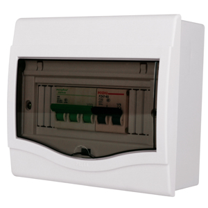 DN Open Mounted Distribution Box Household Waterproof <b>Plastic</b> Concealed Bottom Box Air Switch Box - Product Image 3