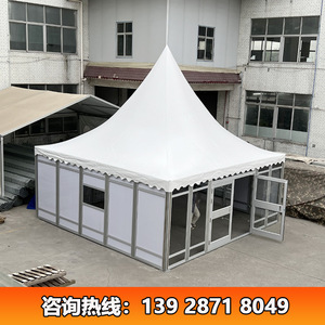 Carpa Piramidal de 6x6m, Tela de Poliéster, Impermeable, Resistente al Viento, Protección UV, Carpa para Eventos de Cuatro Estaciones - Product Image 2