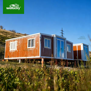 บ้านสำเร็จรูปสมัยใหม่ โครงสร้างเหล็กแบบโมดูลาร์ พับเก็บได้ เคลื่อนย้ายได้ กันน้ำ ขนาดเล็ก สำหรับขาย - Product Image 2