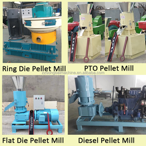 250-350 Kg/giờ Diesel Kết Hợp Gỗ Viên Báo Chí Máy Làm Với Máy Nghiền Búa - Product Image 4