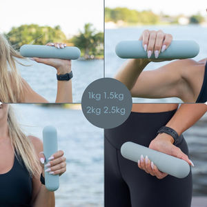 Mancuernas de Silicona de Yoga Unisex, Ajustables, Antideslizantes, Ligeras, de 1-2.5 kg, para Entrenamiento de Brazos, Gimnasio en Casa, Fuerza - Product Image 4