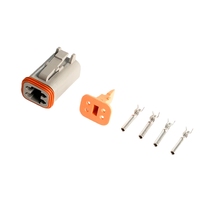 Connecteur de câblage automobile mâle-femelle Deutsch DT04-2P/3P/4P/6P/8P/12P-E004 DT06-2S/3S/4S/6S/8S/12S-E004 avec joint de borne Série DT