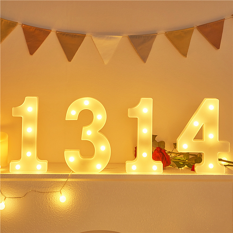 1314 - letter lamp 17*21cm