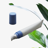 TUBE-005 Vente chaude Tube cosmétique en plastique souple avec applicateur en céramique de 15-20 ml pour crème pour les yeux, tube de massage
