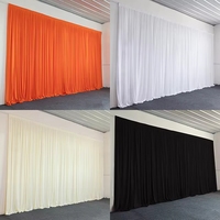 Rideaux de fond photo en fibre de lait anti-plis sur mesure pour l'extérieur, pour la décoration de mariages et de cérémonies