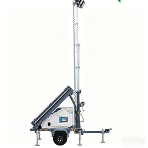 Torre <span class=keywords><strong>de</strong></span> Iluminación Portátil Atlas Copco MS4 con Energía Solar, Tres Luces LED SMD, <span class=keywords><strong>Maquinaria</strong></span> <span class=keywords><strong>de</strong></span> Ingeniería para Reparaciones <span class=keywords><strong>de</strong></span> Emergencia en el Tráfico - Product Image 1