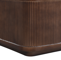 Table basse moderne carrée d'extérieur et d'intérieur, rayée, étanche, réglable en hauteur, en oxyde de magnésium durable, pour salon
