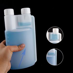 500 मिलीलीटर + 30 मिलीलीटर प्रयोगशाला hdpe डबल गर्दन मापने प्लास्टिक की बोतल रासायनिक तरल बोतल - Product Image 1