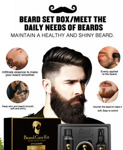 <span class=keywords><strong>Kit</strong></span> de soin de la barbe premium pour nourrir, coiffer et entretenir - Product Image 6