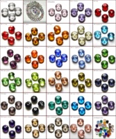 Composant de bricolage en cristal 3A Grade K9 perles de cristal autrichiennes 48 perles de cristal à haute transparence à facettes pour la fabrication de bijoux
