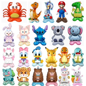 Nuovi <span class=keywords><strong>Palloncini</strong></span> in Alluminio a Forma di Cartoni Animati: Stitch, Mario, Sonic, Spiderman e Animali per Decorazioni di Feste di Compleanno - Product Image 1