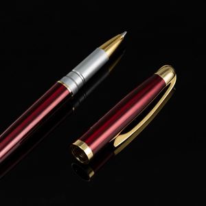 Gloss Black & Navy Blue Gold Trim Twist Metal Ballpoint <b>Pen</b>, Classic Luxury Rotating Executive Signature <b>Pen</b> Custom Logo - Product Image 5