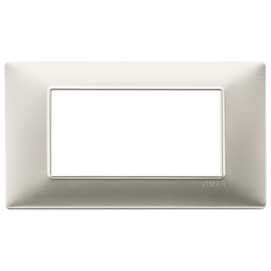 Interrupteur mural Vimar 19 mm nickel mat 8 voies hauteur 0,9 - Product Image 1