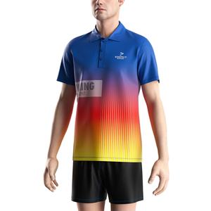 Camiseta de Rendimiento con Botones Sublimados al por Mayor, Camisetas Promocionales, Camiseta Polo para Hombre, Camisa de Boliche - Product Image 5