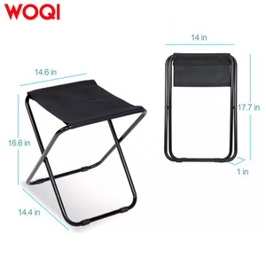 Silla Plegable Portátil Woqi para Camping, Tela Oxford Negra, Capacidad de Carga de 100 kg, Uso en Jardín y Exteriores - Product Image 2