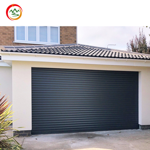 Công nghiệp kho Roll-up cửa hợp kim nhôm đá đen Con lăn màn trập PVC chất liệu điện điều khiển bên ngoài nhà Máy Giá - Product Image 3