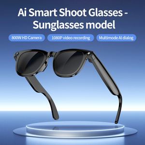2025 nuova tendenza AI traduzione <span class=keywords><strong>occhiali</strong></span> intelligenti con fotocamera da 8 milioni di pixel per gli uomini e le donne <span class=keywords><strong>occhiali</strong></span> da <span class=keywords><strong>sole</strong></span> intelligenti per la registrazione di video - Product Image 2