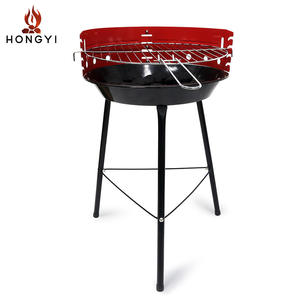 เตาบาร์บีคิวพับได้ Hongyi เตาถ่านแบบพกพาสำหรับ 3-5 คน เหมาะสำหรับตั้งแคมป์กลางแจ้ง พร้อมขาตั้งและตะแกรง - Product Image 4