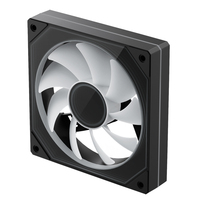 Ventilador AntarcChill de 120 mm ARGB con Espejo Infinito Dinámico, Rodamiento Hidráulico, Refrigeración de Escritorio, PWM de 4 Pines, Silencioso, para Caja de Ordenador, Venta al por Mayor