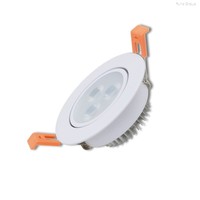 Spot LED de plafond moderne en aluminium à intensité variable 3W/5W/7W/9W/12W/18W, découpe de 90 mm, IP65, angle de faisceau de 120°, garantie 3 ans, CRI élevé 80