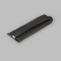 Cordon tressé en fibre de verre Tongchuang noir TCMF-G208 certifié ISO9001-2008, type P, isolation thermique haute température
