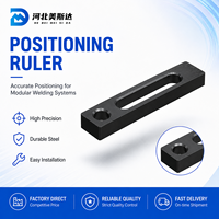 Règle de positionnement en acier Q355 pour table de soudage 3D, barre de localisation de précision, surface nitrurée