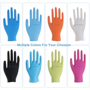 Guantes Desechables de Nitrilo Puro Sin Polvo, 3mil 4mil 5mil, Duraderos, de Grado Alimenticio, Impermeables, Rosados, Tallas XS-S-M-L-XL, para Limpieza de Cocina - Product Image 6