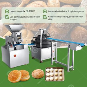 Máquina Divisora y Redondeadora de Masa para Panes de Hamburguesa Gondor, Totalmente Automática, de Alta Capacidad de Producción, 380V/220V, 1 Año de Garantía - Product Image 2