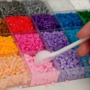 Children Plastic Toys Hama Perler <strong>Beads</strong> 36 Colors <strong>Fuse</strong> <strong>Beads</strong> Kit Ironing Mixed Color Handmade 5mm DIY Toy Making - Product Image 3