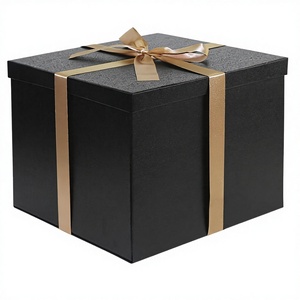 Caja de Regalo Cuadrada de Cartón Grande Personalizable con Relieve, 12x12x10 Pulgadas, Impresión a Cuatro Colores, Estampado en Caliente UV, Cinta <span class=keywords><strong>para</strong></span> <span class=keywords><strong>Cumpleaños</strong></span> - Product Image 1