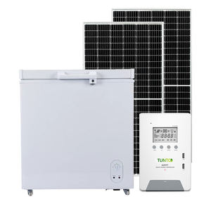 Congélateur <span class=keywords><strong>solaire</strong></span> à coffre 24V 560L 698L 1280L, congélateur à coffre DC à 2 portes avec isolation super épaisse de 110 mm pour l'épicerie - Product Image 5