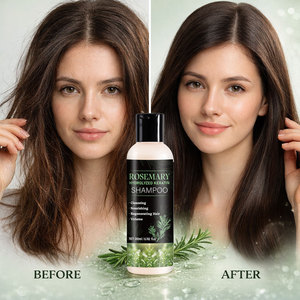 Champú de Queratina Hidrolizada de Romero 200ml, Limpieza Profunda y Reparación del Cabello, Envase Neutral - Product Image 3