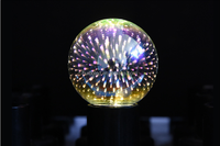 Ampoule LED 3D Effet Feux d'Artifice Culot E26 LED SMD Télécommandée Utilisation Jardin Design Prisme ST19 Multicolore 1 Unité
