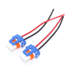 Gốm sứ <span class=keywords><strong>9005</strong></span> 9006 bóng đèn xe đèn pha Sương Mù Ánh sáng dây khai thác ổ cắm kết nối - Product Image 2